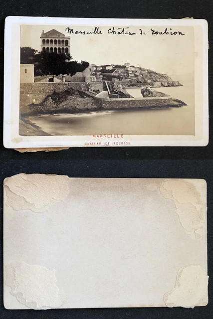 Stéréoscope Marseille - Palais Borély - Vers 1870 - Photo Ancienne