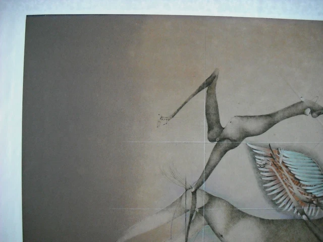 FRÉDÉRIC BOUCHÉ. Original Farblithographie. Signiert und nummeriert