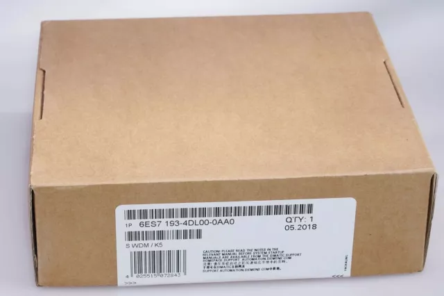 SIEMENS Simatic Dp 6ES7 193-4DL00-0AA0 Terminal Module ET200S Emballage, Neuf