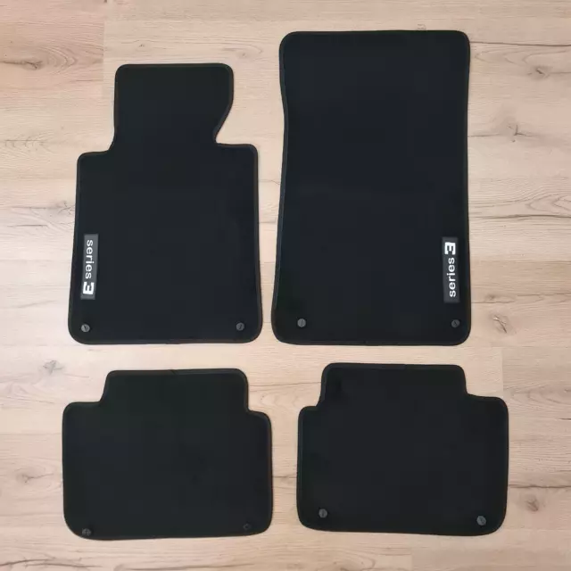 New Car floor mats velour for BMW 3 Series E46 1998 2004 Carpet Black Waterproof