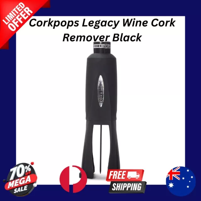 Cork Pops Legacy Wine Opener - Ultimate Fun & Easy Cork Removal Barware