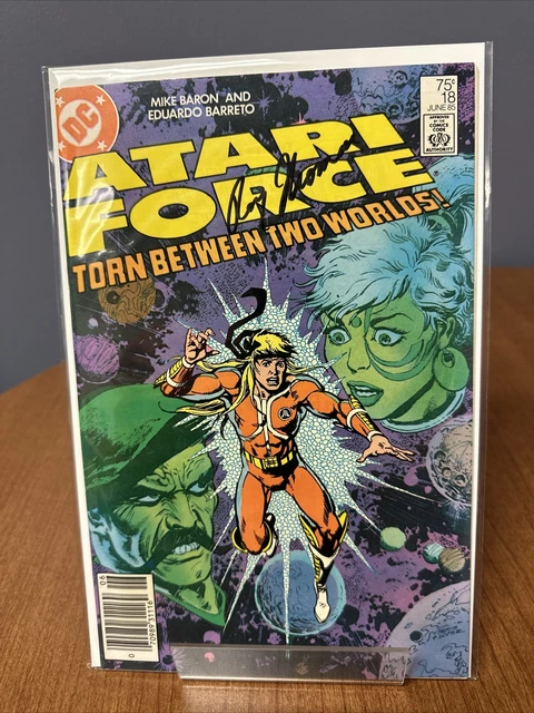 DC Comics Atari Force Issues #18 (1985) Signed By Roy Thomas W/ COA