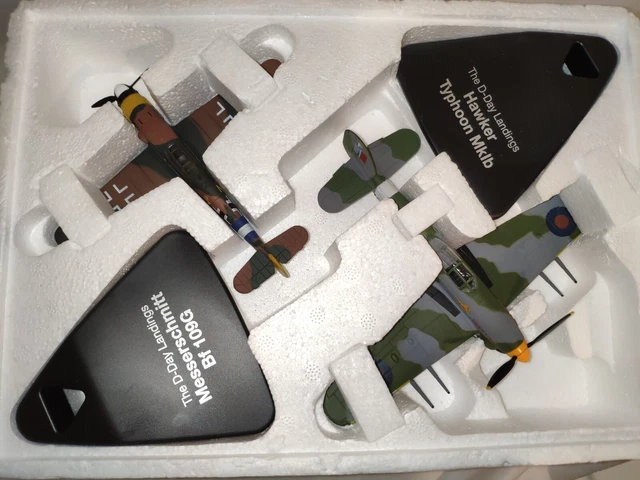 Atlas Editions D-DAY LANDINGS  Model Aircraft HAWKER TYOON MESSERSCHMITT BF 109G