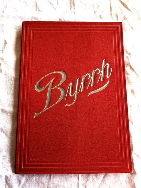 Ancien Porte Menu publicitaire Byrrh