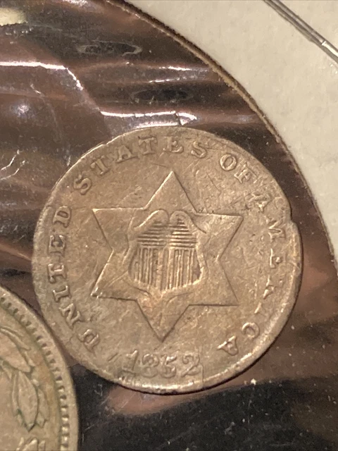 1852 Three Cent Silver And 1868 Three Cent Nickel