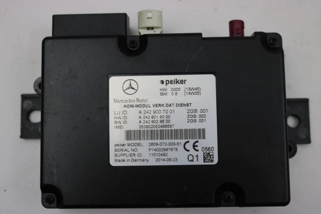 MERCEDES BENZ W166 W212 W242 A2429007001 MBCONNECT EUR 129,00 - PicClick DE