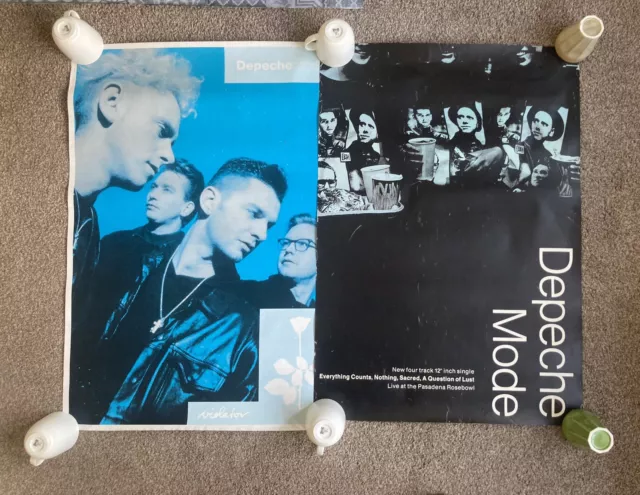 2 Depeche Mode Promo Posters Violator Everything Counts