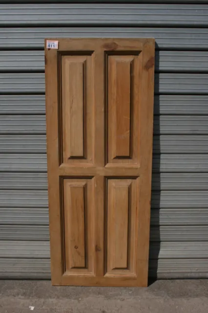 Reclaimed Pine Alcove Cupboard Door  ref  411B