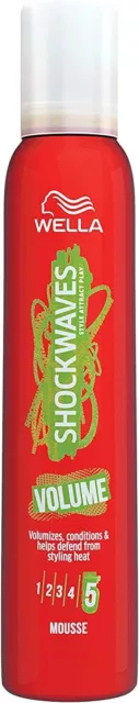 Wella Shockwaves Volume Mousse, 200ml