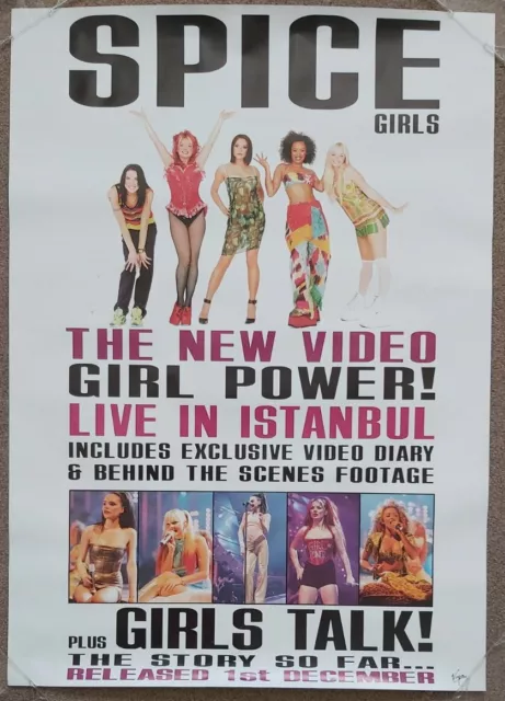 Spice Girls Girl Power Live In Istanbul Original Promo Poster