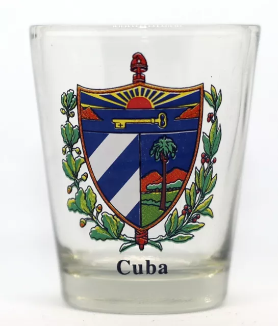 Cuba Coat Of Arms Shot Glass Shotglass