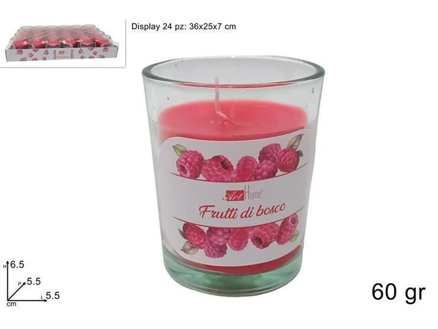 Mini pot en verre à bonbons bougie sans fumée pot de yourte bougie parfumée avec