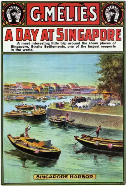 A DAY AT SINGAPORE Movie POSTER 27x40