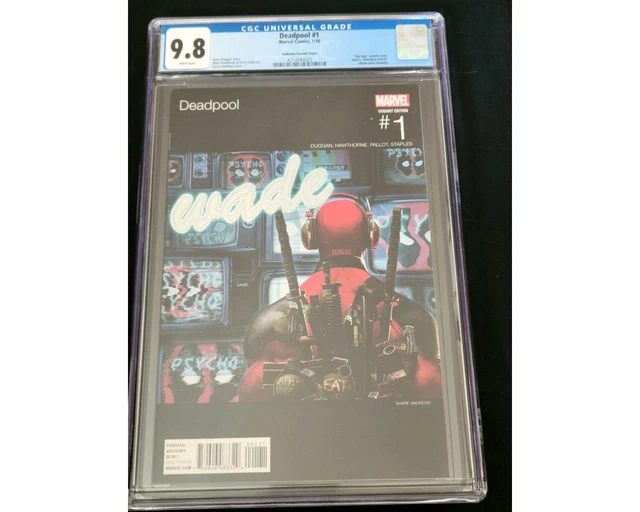 Deadpool #1 Andrews Hip Hop Variant 2016 Cgc 9.8 White Pages
