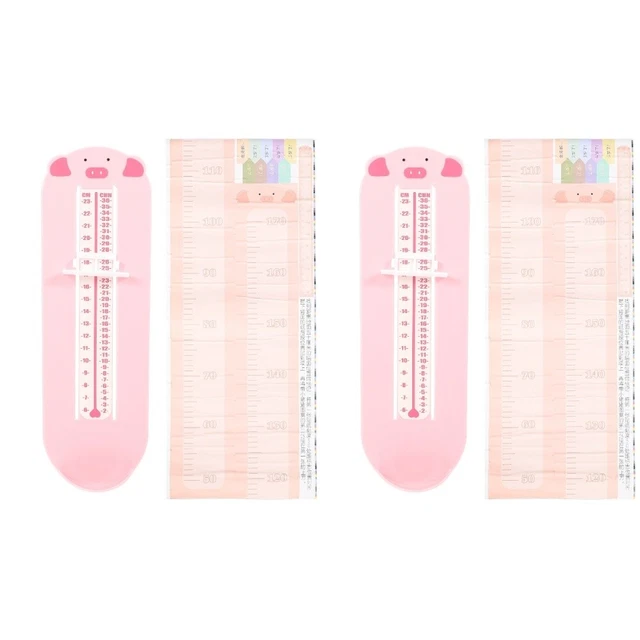Plastic Height Tape Measurer Foot Measuring Device Three-dimensional