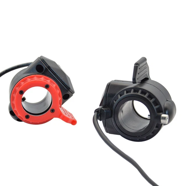 Acceleratore A Pollice Sinistro Per Bici Elettrica 108-2 – Connettore Impermeabile, Adatto A 12V-72V, Con Cavo Da 1800mm, In ABS/PC
