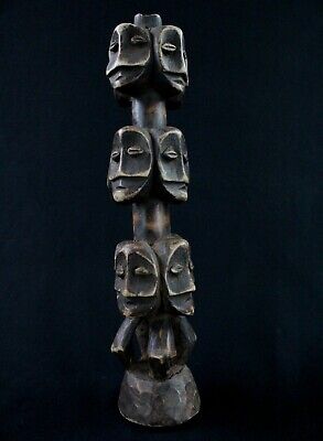 Art African tribal - Statue Lega Kimatwematwe Chief Customary Law King - DRC - 2