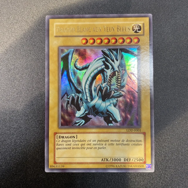 Carte Yu-Gi-Oh! Dragon Blanc Aux Yeux Bleux Ultra Rare - Édition Japonaise YAP1-JP001 2008