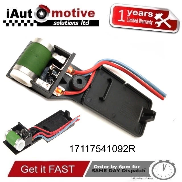 Résistance Ventilateur Refroidissement Moteur MINI Cooper R50 R52 R53 - Référence 17117541092R