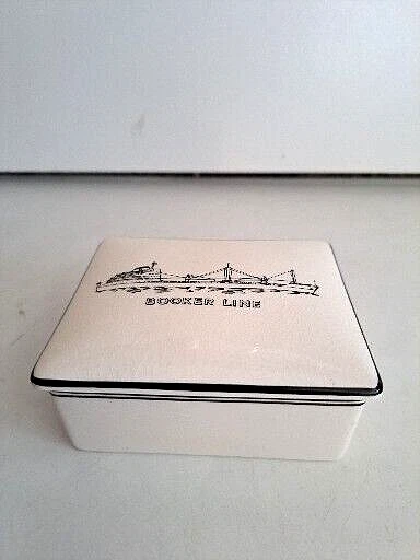 Early Booker Line Schmuck Zubehör Box von Sandland Hanley Staffordshire 363