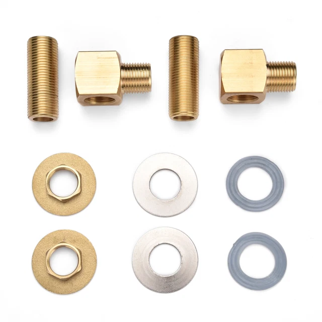 Aquaterior Wall Mount Backsplash Mount Set for Commercial Sink Backsplash
