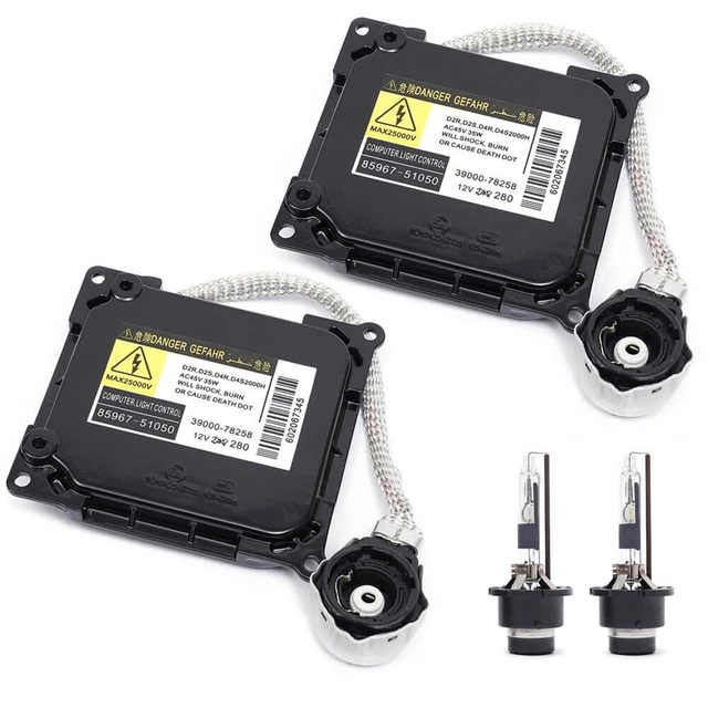 HID CONTROL UNIT Module Xenon Headlight Ballast with Bulb For Toyota ...