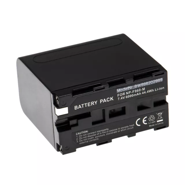 Batterie pour Sony HVR-Z1U HVR-Z1J HVR-Z1C HVR-Z1P HVR-Z1N HVR-Z1E 6000mAh