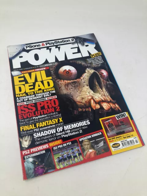 Playstation Power Magazine Evil Dead Issue 63 March 2001 Retro/Vintage Rare
