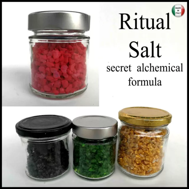 sale alchemico altare incantesimi stregoneria rituali di magia bianca nera rossa