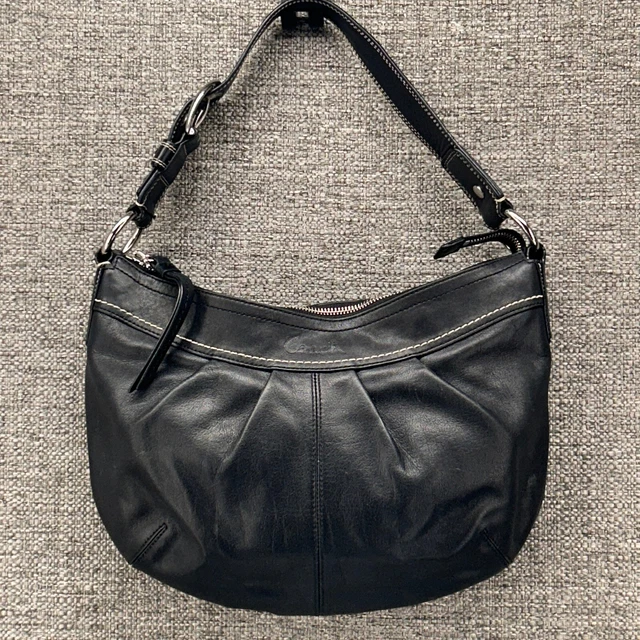 バッグ Coach Soho Shoulder bag Signature Black バッグ Coach Soho Shoulder bag Signature Black Coach Soho