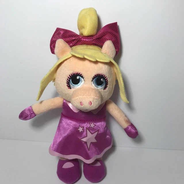 Disney Junior Muppet Babies 9" PIGGY Plush Stuffed Animal Pink Dress