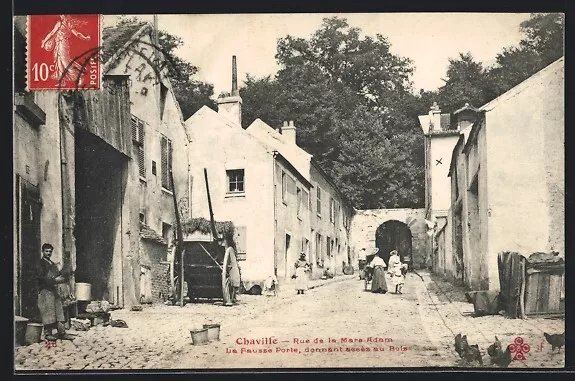 CPA Chaville, Rue de la Mare Adam, La Fausse Porte