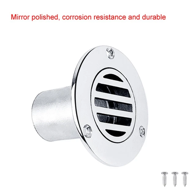 Drain De Pont Bateau En Acier Inoxydable 316 - Coude 90°, Diamètre 32 Ou 38 Mm - Pour évacuation Eau Pont, Yacht, Bateau De Pêche - 9
