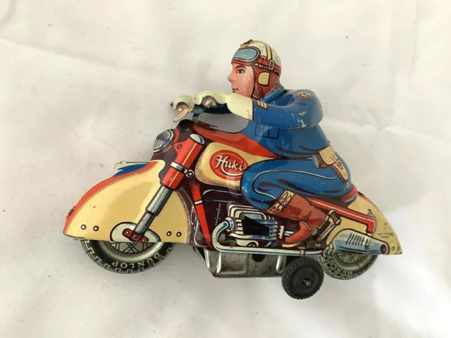 Huki Polizei Motorrad Original von ca 1960