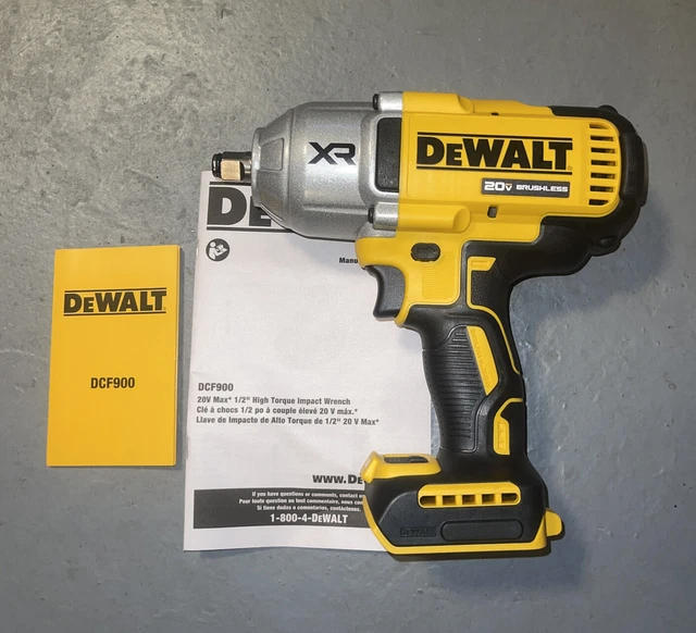 DEWALT DCF900B 20V Max 1/2" High Torque Impact Wrench Hog Ring Anvil