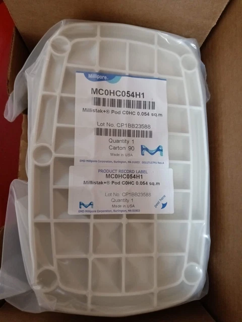 Millipore Millistak+® HC Pod Depth Filter MC0HC054H1 0.054 sq. m (C0HC), 1/4" Millipore Millistak+® HC Pod Depth Filter MC0HC054H1 0.054 sq. m (C0HC), 1/4"