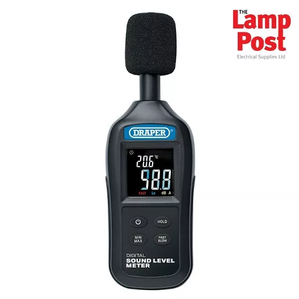 Draper 12442 Handheld Digital Sound Level Meter 35-135DB & -20 To +70℃