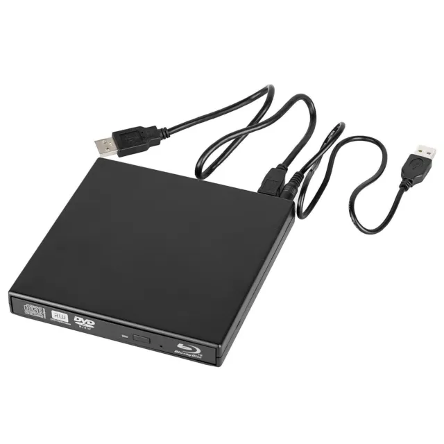 External Blu-Ray Player BD Combo Drive DVD Burner USB Power for Laptop Computeyz