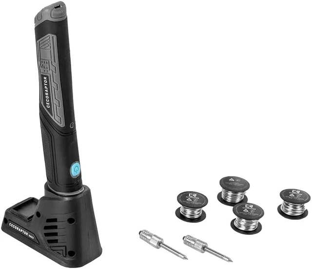Saldatore Professionale a Penna Saldatrice Stagno Punte di Saldatura Luce Led 8W