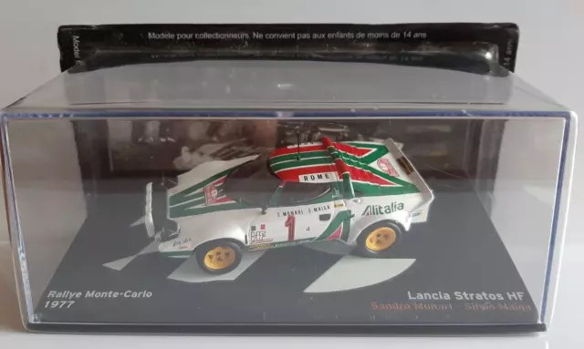 Die cast 1/43 Modellino Auto Lancia Stratos HF Rally Monte Carlo 1977 S.Munari