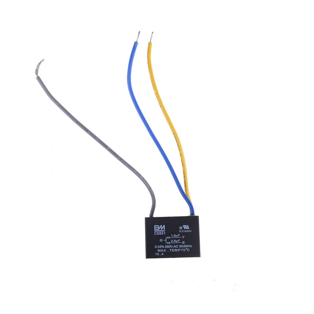 CBB61 Start Capacitor Fan Start Capacitor 1.5UF-2.5UF AC250V 50/60.pj