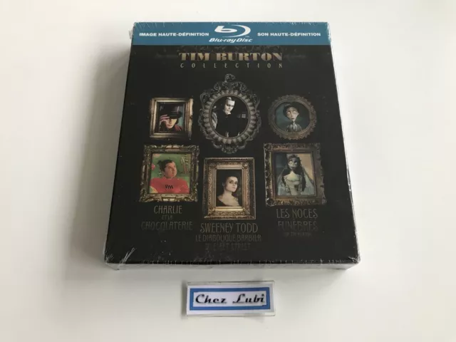 Tim Burton Collection (Charlie, Sweeney Todd, Noces Funèbres) - Bluray - FR/EN