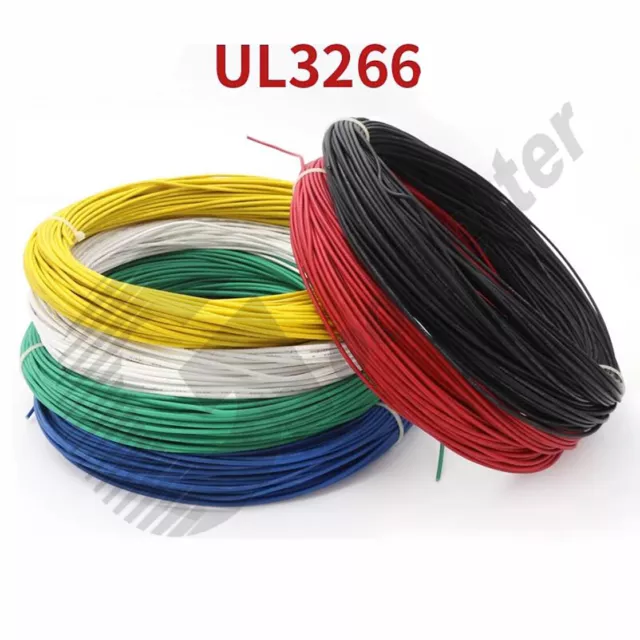 UL3266 24AWG Halogenfreier flexible Litze Kabel Einzelader Leitung Draht