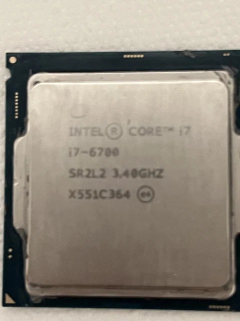 INTEL CORE I7-6700 SR2L2 3.4ghz Socket Lga1151 CPU £34.50 - PicClick UK
