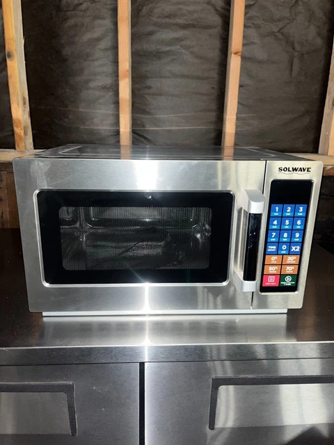 Solwave Microwave 180MW112T / 120V / 1000W, Stainless Steel 1.2 cb. ft. capacity
