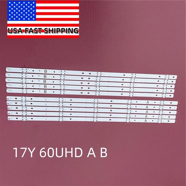 10PCS LED Backlight Strip For Sony KD-60X690E / 60X690 – SVG600A36 A B – 17Y 60UHD