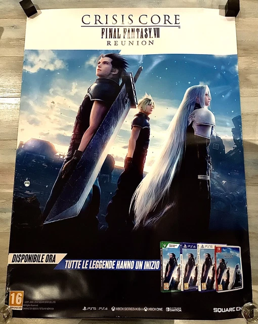 Affiche Promo B2 Final Fantasy VII Remake – Originale Square Enix Japon – Rare