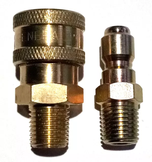 1/4 Male General Pump Pressure Washer  Quick Coupler Set