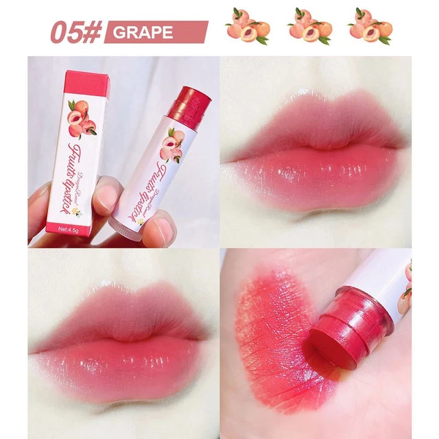 à lèvres changeant de couleur Longue tenue Rouge à lèvres aux fruits Hydratant 4