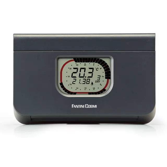 Fantini Cosmi Thermostat Programmable Intellitherm C57N Noir